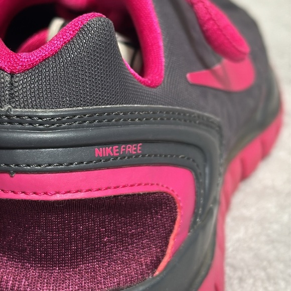 Nike Women's shoes Training Nike free fit 2 Black Pink Running Shoes 7.5 7 1/2 - Picture 5 of 12